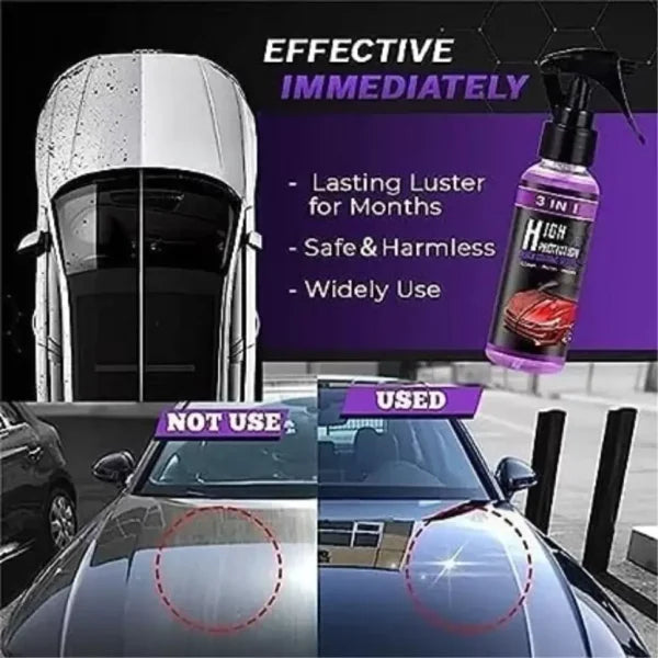 3-in-1 High Protection Quick Car Coating Spray (100 Ml)